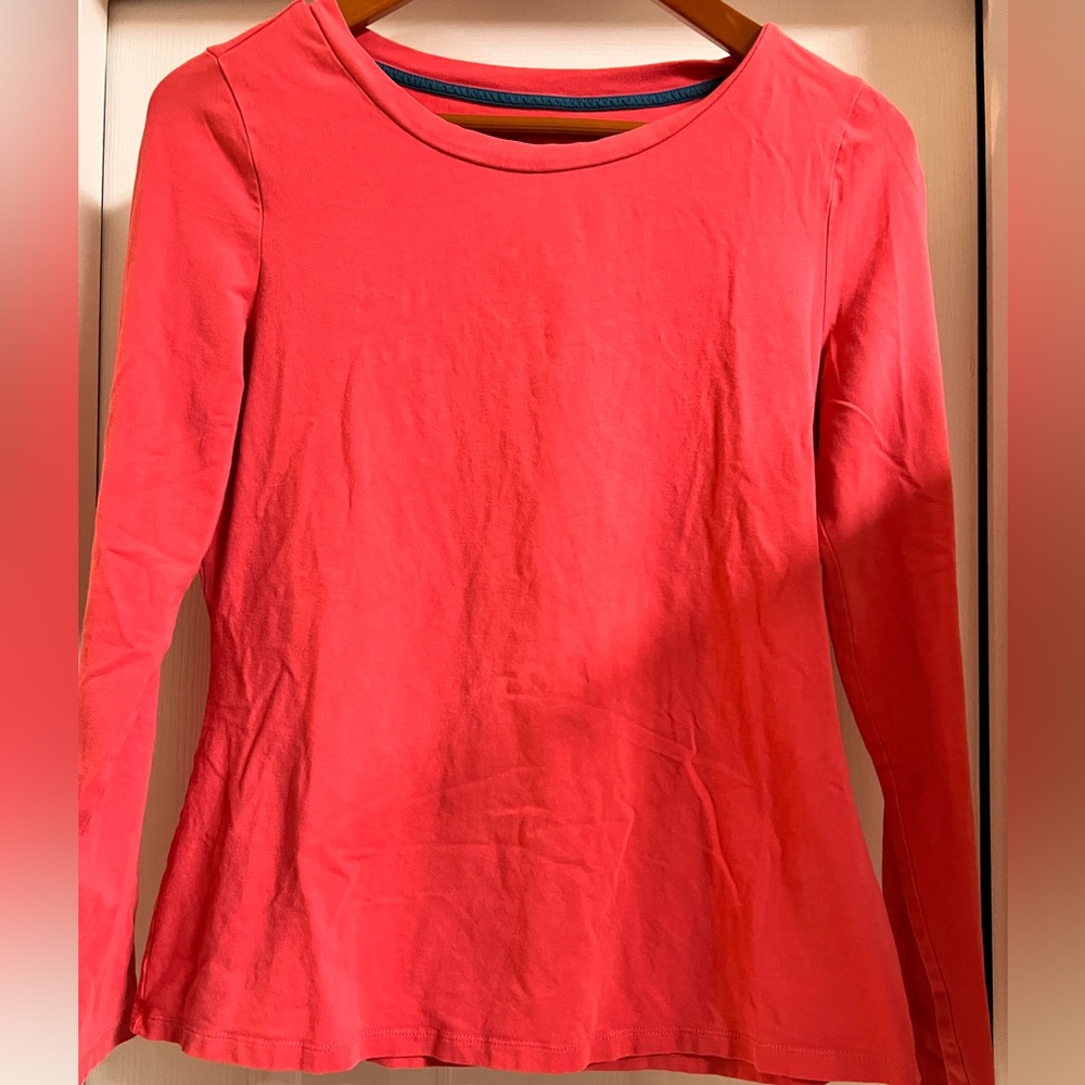 Boden Vibrant Pink Long Sleeve Top